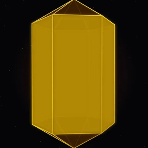 Glowing Abstract Wireframe Geometric Cube Background for Future Tech Data V.. Stock Footage 344776759