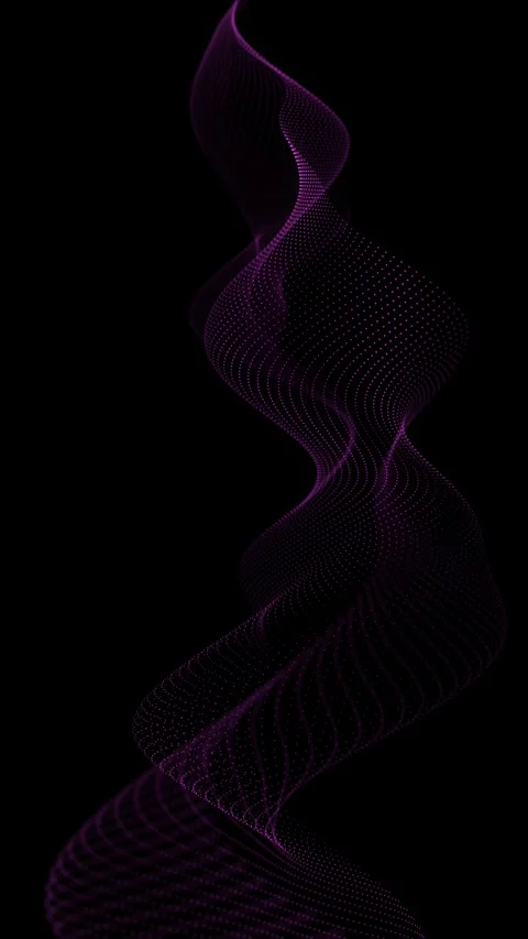 Glowing abstraction vertical format, smooth lines of dots in the pink.4K Stock Footage 330592972