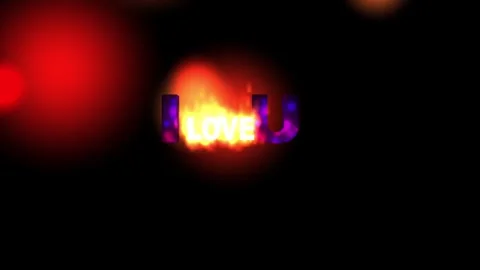 Glowing, and animated burning text explosion Stock Footage 295395616