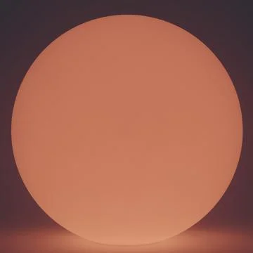 Glowing and illuminated spherical orb Stock Illustration