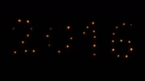 Glowing and nice defocus 2016 Video stock 55971250