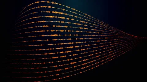 Glowing and twisted lines 4K abstract background Stock Footage 63912592