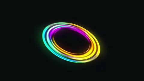 Glowing animated circle Stock Footage 238464810
