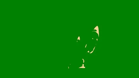 A glowing arc effect transitioning across green screen perfect Vídeo Stock 301386752