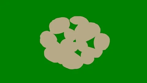 A glowing arc transition effect on green screen perfect for adding Stock Footage 301386624