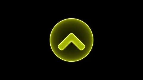 Glowing Arrow animation on a black, white background and Swipe up move anim.. Stock Footage 304189978