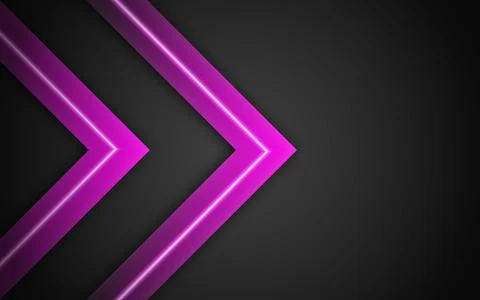 Glowing arrow light background. Future digital growth technology. Stock Illustration