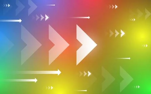 Glowing arrow light background. Future digital growth technology. Stock Illustration