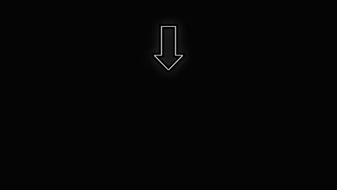Glowing arrow moves downward against a dark background Stock-Footage 345098943