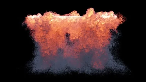 Glowing Ashes Falling Stock Footage Stock Footage 335851605