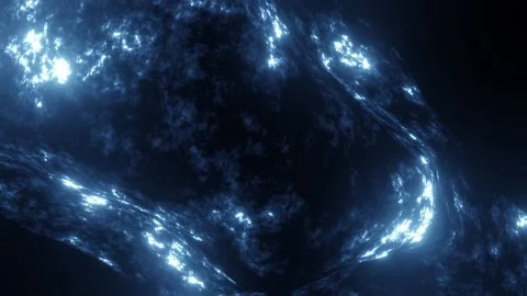 Glowing Asteroid Hurtling Through Space Stock Footage 221446095