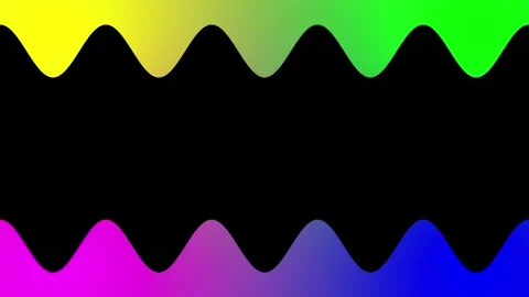 Glowing Audio Spectrum Bars on Dark Abstract Background Video stock 325180378
