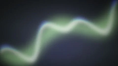 A glowing aurora borealis light wave flows in a seamless loop Stock Footage 342519090