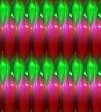 Glowing Background in Red and Green for Christmas. Stock Illustration