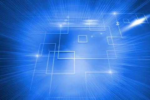 Glowing background with squares Stock Photos