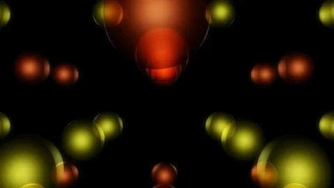 Glowing ball grid Stock Footage 99444433