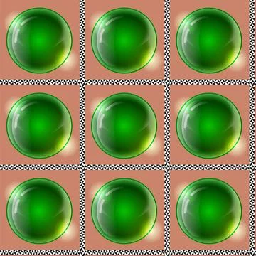 Glowing ball Stock Illustration