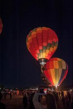 Glowing Balloons Foto stock