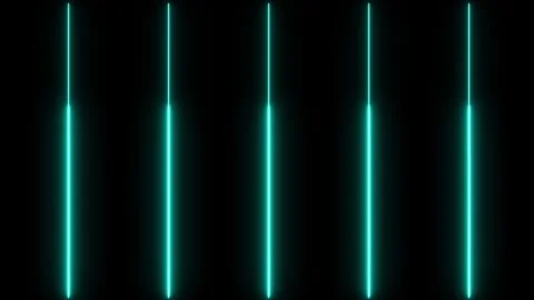 Glowing blinking vertical neon lines movement animation Stock Footage 320836734