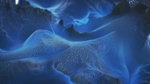 Glowing blue abstract background 3D render seamless loop animation Stock Footage 153390701