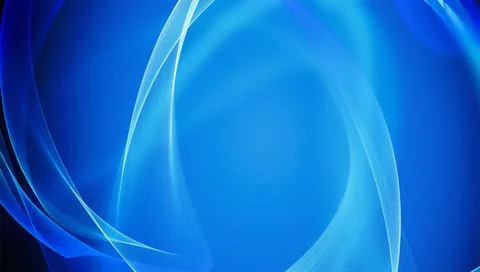 Glowing Blue Abstract Background With Elegant Flowing Stripes Glowing Blue... Foto stock