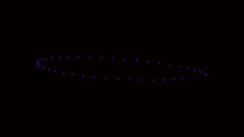 Glowing blue abstract cosmic nebula background loop, sci-fi energy particle.. Stock Footage 337163434