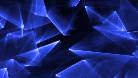 Glowing Blue Abstract Lines Background Stock Footage 89714742