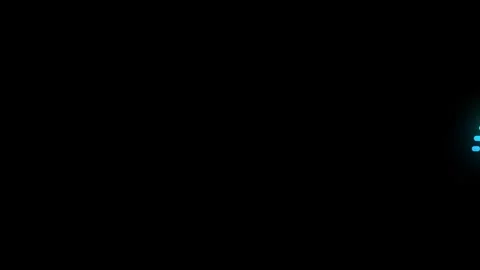 Glowing Blue arrow pointing up animation. up direction arrows symbol. arrow.. Video stock 329613535