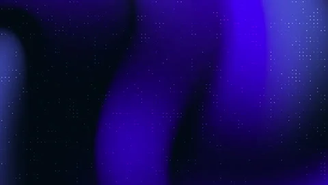 Glowing blue background neon pixel pattern light dots dark abstract waves. Stock Footage 336472026