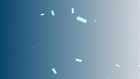 Glowing blue background with scattered light rectangles Illustrazione stock