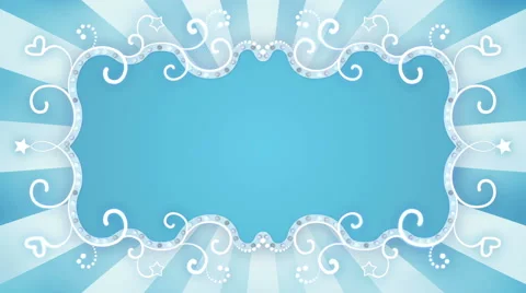 Glowing blue banner loopable animation 4k (4096x2304) Stock Footage 56320148