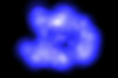 Glowing Blue Blob 1 스톡 동영상 23027333