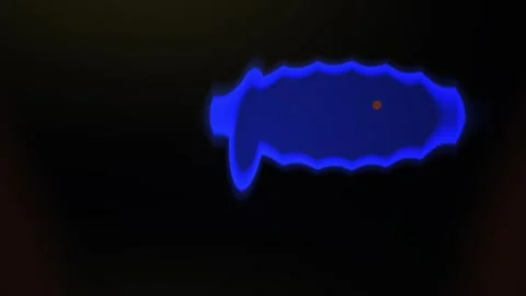 Glowing blue cell under microscope. Stock Footage 336695309