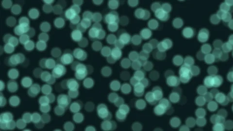 Glowing blue circle pattern on black background Stock Footage 259291958