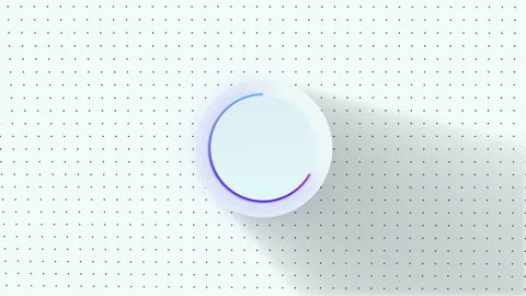 Glowing blue circle segment abstract background animation Stock Footage 330418307