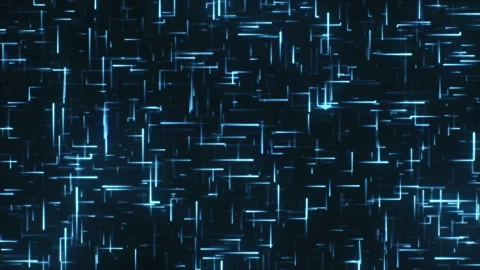 Glowing Blue Corner Light Streaks Stock Footage 237328339