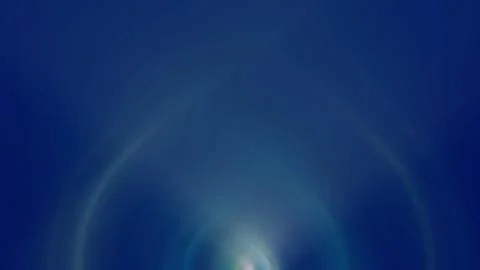 Glowing blue cosmic light burst on dark gradient background Stock Illustration