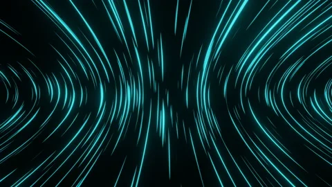 Glowing Blue Curve Lines Motion Background. Seamless Loop Animation. 4K Stock Footage 179269929