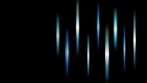 Glowing Blue Cyan Vertical Light Bars Moving Digital Background 스톡 동영상 345832630