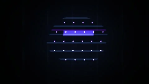 Glowing blue digital circuit board. Stock Footage 340016593