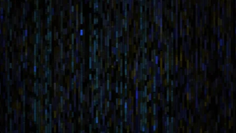 Glowing Blue Digital Rain Background. Stock Footage 335354152