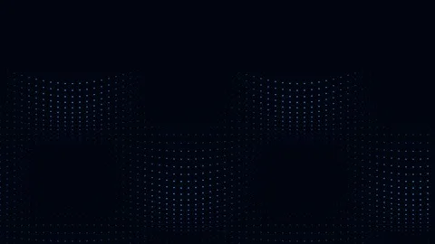 Glowing Blue Dot Matrix Ripple Spectrum VJ Loop Overlay Stock Footage 341650496