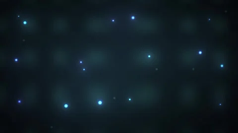 Glowing blue dots on dark background. Stock Footage 336695365