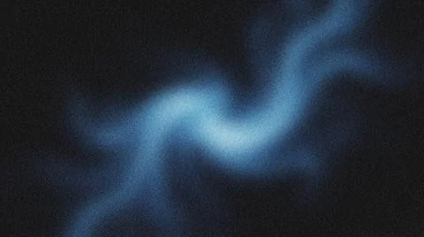 Glowing blue electric lightning bolt on dark background Stockillustratie