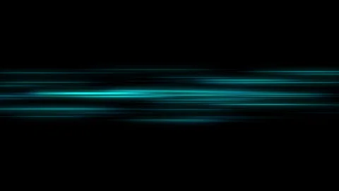 Glowing blue energy path or light speed lines loop animation Stock Footage 303440423