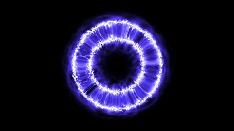 Glowing blue eye light flare energy Stock Footage 240323804
