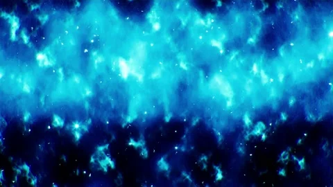 Glowing Blue Flame Energy Fall down Loop Background Stock Footage 159876768