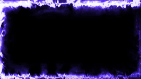 Glowing blue flame frame Vidéo 330974530