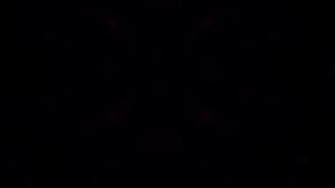 Glowing blue fractal pattern on black background. Stock Footage 335950578