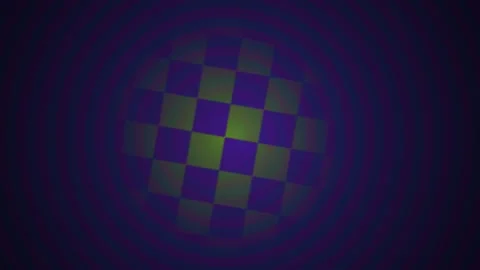 Glowing blue green checkered pattern. Stock Footage 334877192